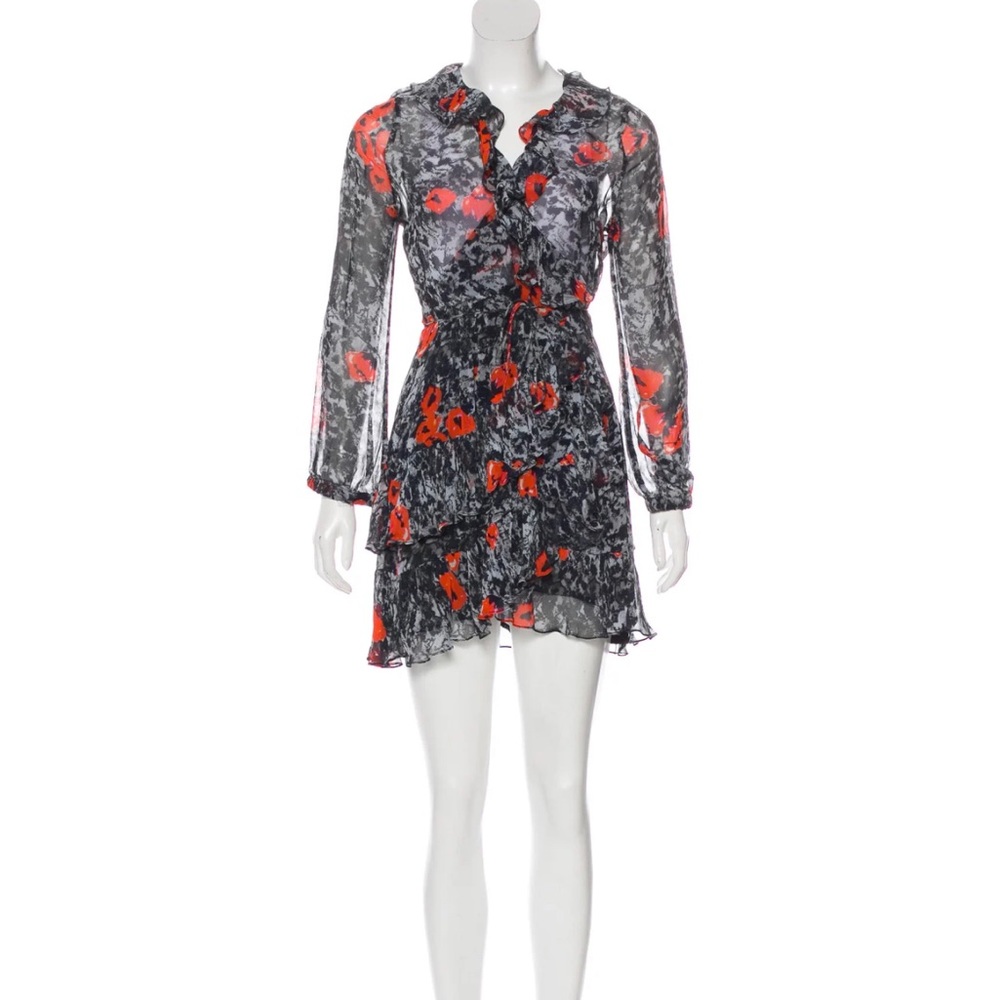 IRO Floral Print Mini Dress